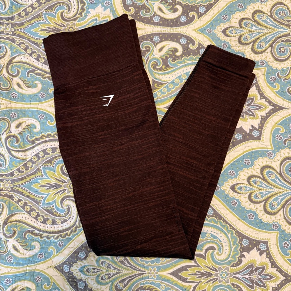 Gymshark Burgundy Leggings Size M